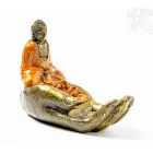 Buddha keze füstölő égető, ülő Buddhával