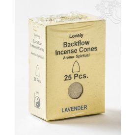   Nepáli, levendula illatú, visszaáramló (backflow) kúpfüstölő