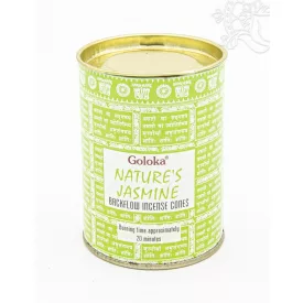 Goloka jázmin, visszaáramló (backflow) kúpfüstölő