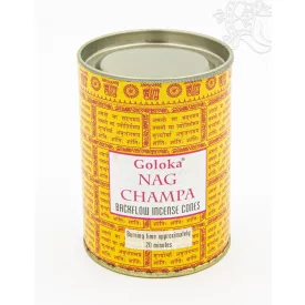 Goloka nag champa, visszaáramló (backflow) kúpfüstölő