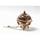 Lógatható és állítható füstölő égető, 8 szerencsejeles