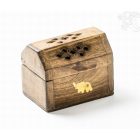 Fa  füstölő égető kúp füstölőkhöz, elefántos