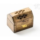 Fa  füstölő égető kúp füstölőkhöz, elefántos