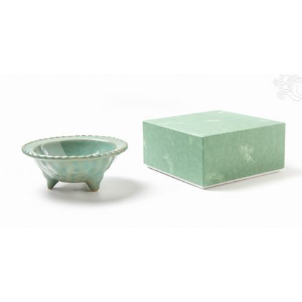 Japán füstölőégető, 3 lábú, jádezöld