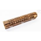 Fa, zárható, fekvő füstölő égető elefántokkal