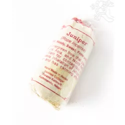 Tibeti kézzel sodrott füstölő, boróka