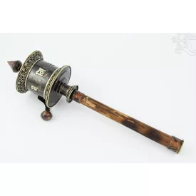Hatalmas kézi fekete imamalom - 32 cm