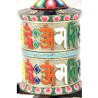 Színes asztali imamalom, mantrával