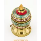 Gömb alakú, köves asztali imamalom