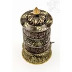 8 szerencsejeles, fémes nagy asztali imamalom