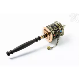 Tibeti 8 szerencsejeles, nagy kézi imamalom