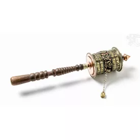 Tibeti 8 szerencsejeles, nagy kézi imamalom