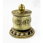 Asztali imamalom mantrával, kristályokkal