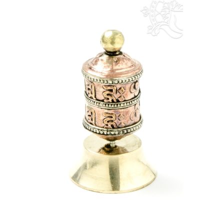 Mini asztali (álló), fémes imamalom - 6,5 cm