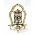 Különleges, 8 szerencsejeles asztali imamalom keretben - 14 cm