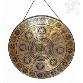 Tamtam gong, 8 szerencsejel - 60 cm