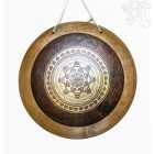 Wind gong, mandala - 32 cm