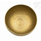 7 fémes kézi hangtál, különleges, antik - 667 g