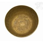 7 fémes kézi hangtál, különleges, antik - 638 g