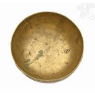 7 fémes kézi hangtál, különleges, antik - 609 g