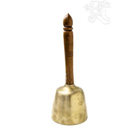 7 fémes, nyeles csengő, hangtál - 30 cm