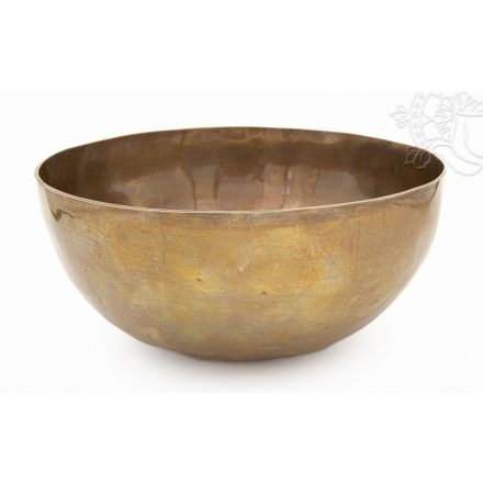7 fémes, kézzel kalapált hangtál, antikolt - 1276 g