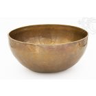 7 fémes, kézzel kalapált hangtál, antikolt - 1792 g