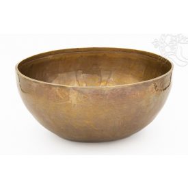 7 fémes, kézzel kalapált hangtál, antikolt - 1792 g