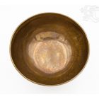 7 fémes, kézzel kalapált hangtál, antikolt - 1792 g