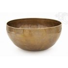 7 fémes, kézzel kalapált hangtál, antikolt - 1750 g