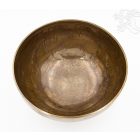 7 fémes, kézzel kalapált hangtál, antikolt - 1750 g