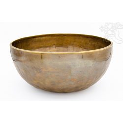 7 fémes kézi, antikolt lingam hangtál - 1882 g