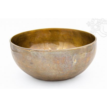 7 fémes kézi, antikolt lingam hangtál - 1243 g