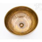 7 fémes kézi, antikolt lingam hangtál - 1243 g