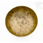 7 fémes kézi hangtál, különleges, antik - 514 g