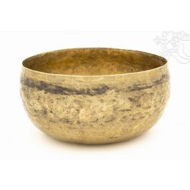 7 fémes kézi hangtál, különleges, antik - 865 g