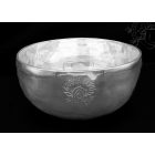 Karma Guru hangtál, ezüstözött, prémium, healing bowl – 945 g