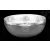 Karma Guru hangtál, ezüstözött, prémium, healing bowl – 2135 g