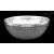 Karma Guru hangtál, ezüstözött, prémium, healing bowl – 2474 g