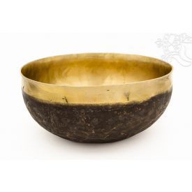   7 fémes kézi ULTIBATI (különleges 2 féle kovácsolású, vékony falú) hangtál - 2192 g