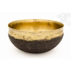   7 fémes kézi ULTIBATI (különleges 2 féle kovácsolású, vékony falú) hangtál - 1594 g