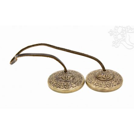 Tingsha – dordzséval és a 8 tibeti szerencsejellel – 7,5 cm