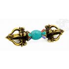 Kétszárú vadzsra – 15 cm, színes díszítéssel