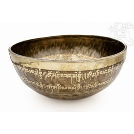 7 fémes kézi mantrás hangtál - 1380 g