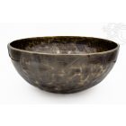 7 fémes, kézzel kalapált hangtál, antikolt - 2612 g