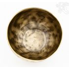 7 fémes, kézzel kalapált hangtál, antikolt - 381 g