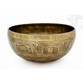 7 fémes kézi mantrás hangtál - 1491 g