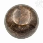 7 fémes kézi mantrás sötét hangtál - 1098 g