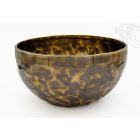 7 fémes, kézzel kalapált hangtál, antikolt - 1850 g