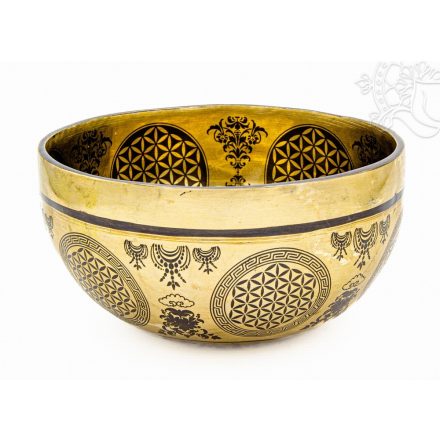 7 fémes kézi mantrás hangtál - 781 g – KÜLÖNLEGESSÉG